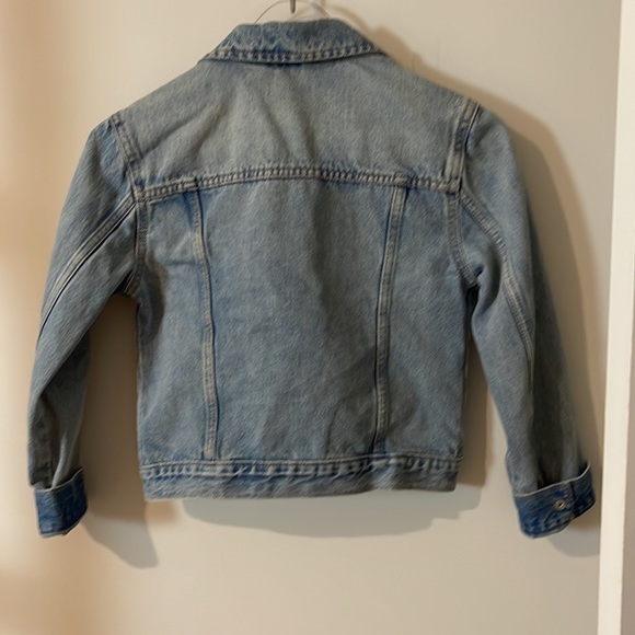 Gap Girls kids size large denim jacket stone washed - Picture 3 of 11